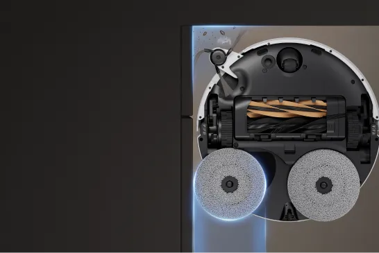 Dual Flex™-Technologie reinigt schwierige Ecken mühelos 