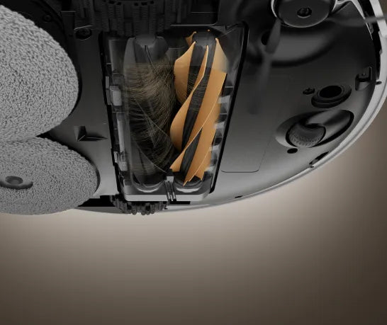 HyperStream™ Detangling DuoBrush minimiert Verwicklungen für effizientes Reinigen 