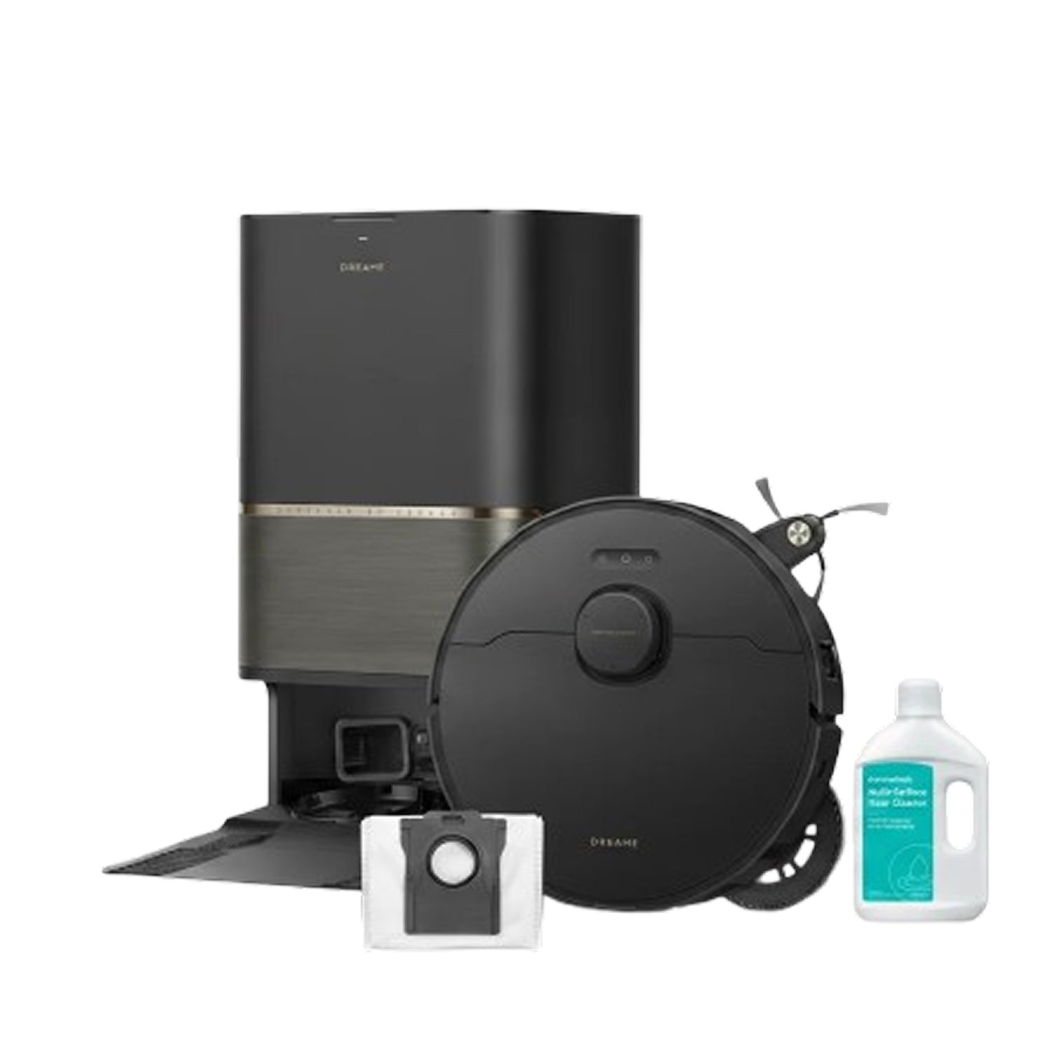 Dreame L50s Pro Ultra schwarz Saugroboter mit Reinigungslösung & Staubbeutel*3