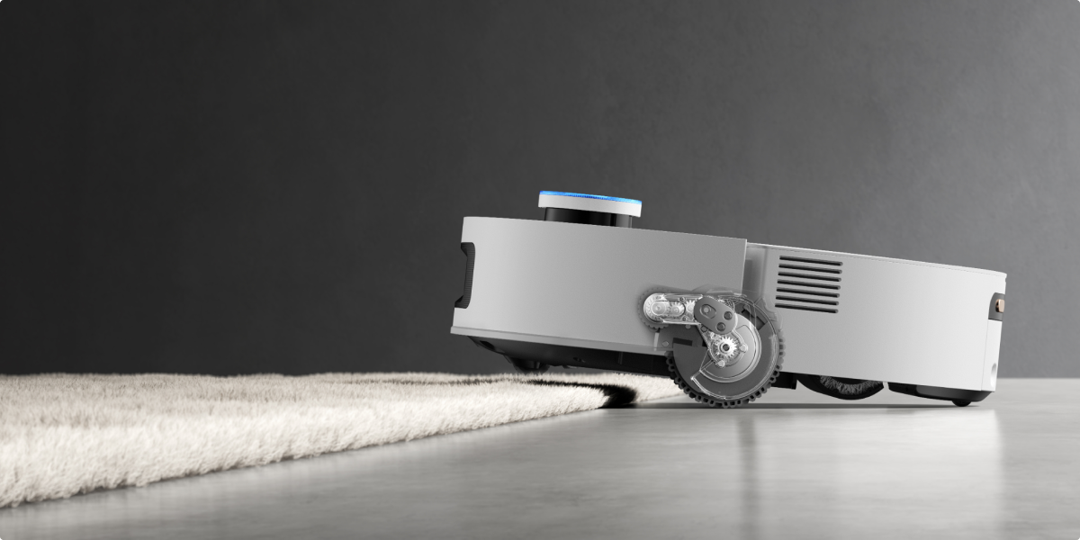 Dreame Aqua10 Ultra Roller Complete intelligente Erkennung passt die Reinigungsleistung auf Teppichen automatisch an