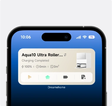 Dreame Aqua10 Ultra Roller Complete App Launcher Widget für schnellen Smart Home Zugriff