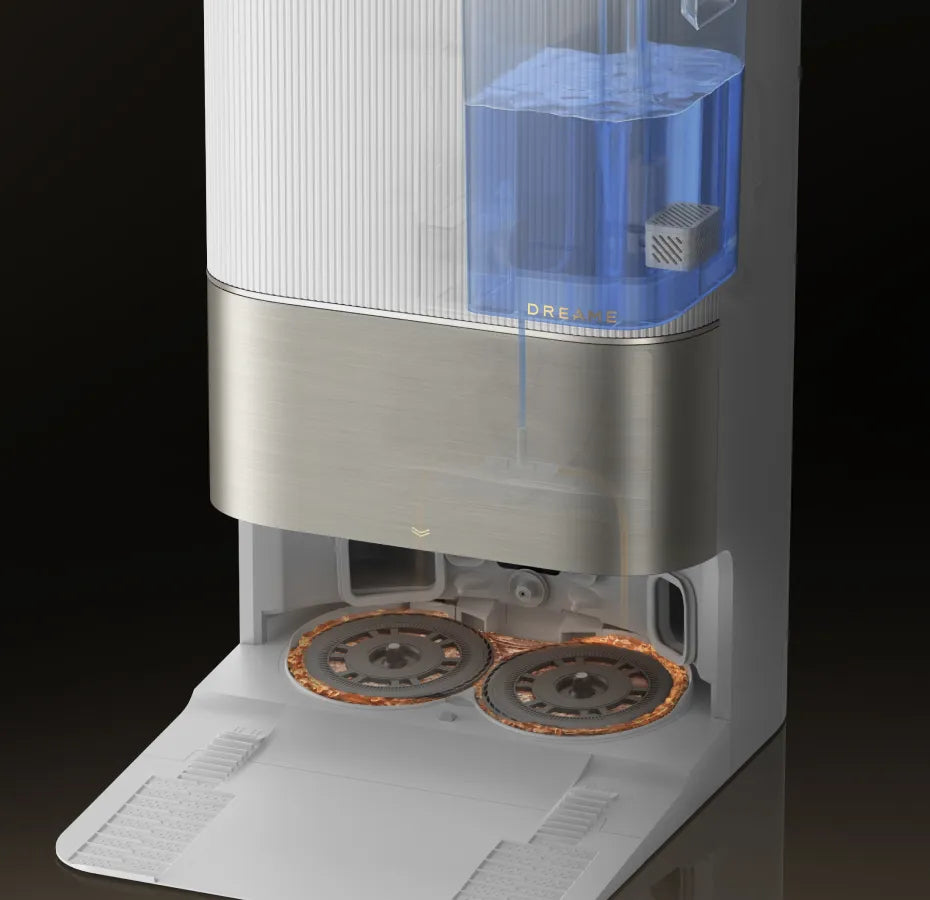 Saugroboter mit All-in-One-Basisstation