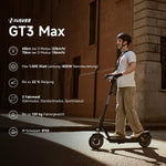 Lade das Bild in den Galerie-Viewer, NAVEE GT3 Max E-Scooter ABE Zertifiziert 400W Motor | 75 km Reichweite | Vierfach-Federung-3
