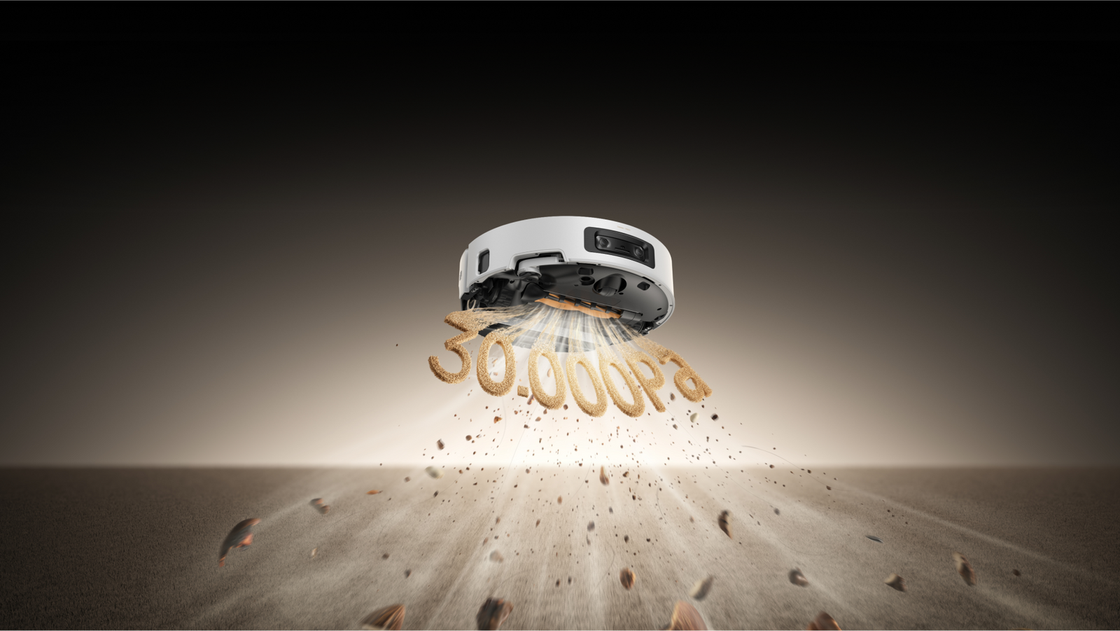 Dreame Aqua10 Ultra Roller Complete Saugroboter mit 30000Pa Saugleistung entfernt Staub Schmutz und große Partikel