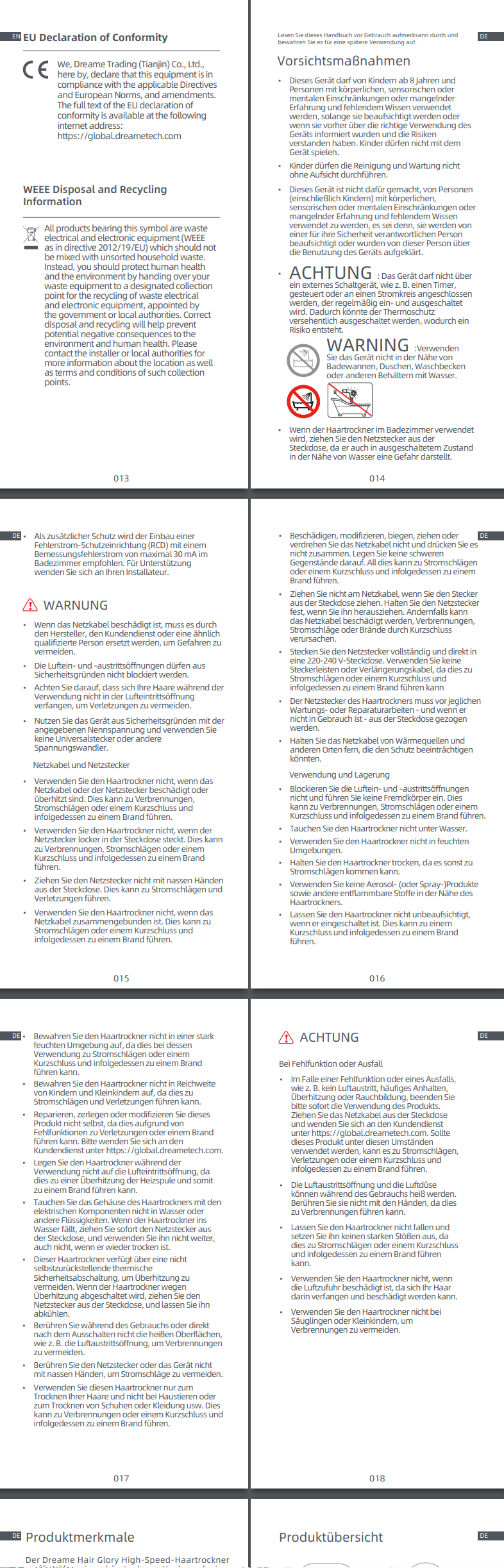 Warn- und Sicherheitshinweise