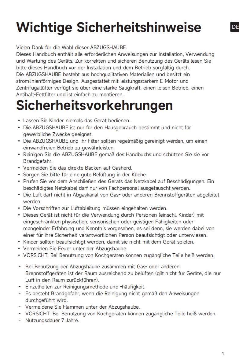 Warn- und Sicherheitshinweise