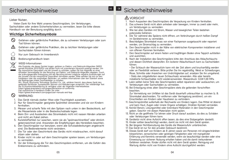 Warn- und Sicherheitshinweise