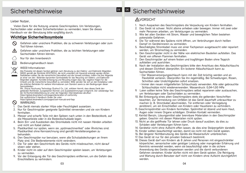 Warn- und Sicherheitshinweise
