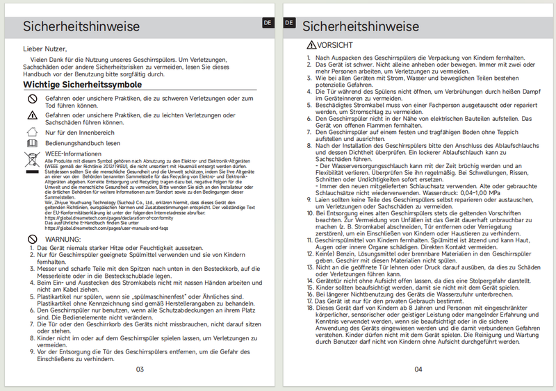 Warn- und Sicherheitshinweise
