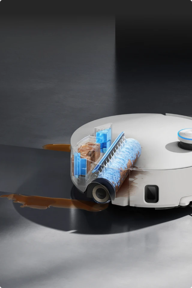 Dreame Aqua10 Ultra Roller Complete Saug Wischroboter mit AquaRoll kontinuierlicher Selbstreinigung beim Wischen