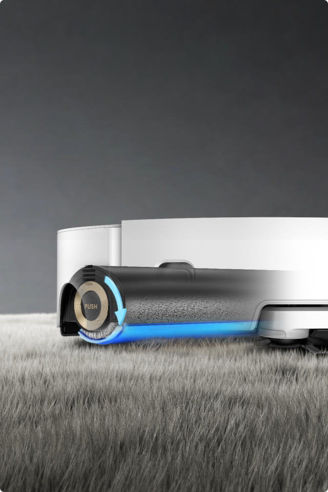 Dreame Aqua10 Ultra Roller Complete AutoSeal Walzenschutz schützt Teppiche während der Reinigung