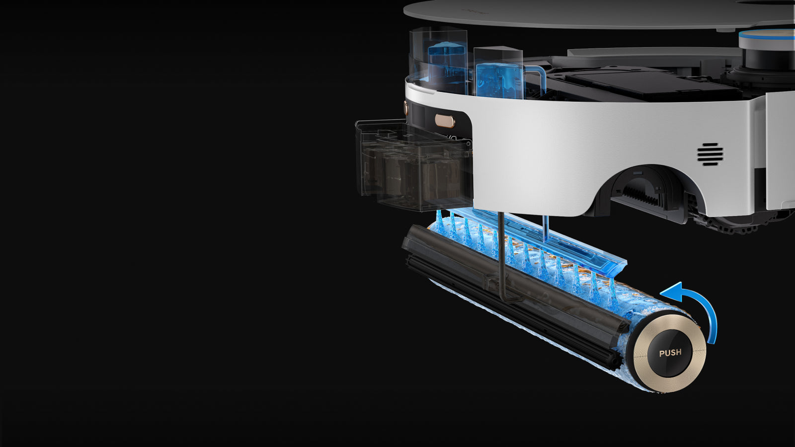 Dreame Aqua10 Ultra Roller Complete schrubbt und wischt Böden mit Hochgeschwindigkeitswalze und starker Saugkraft