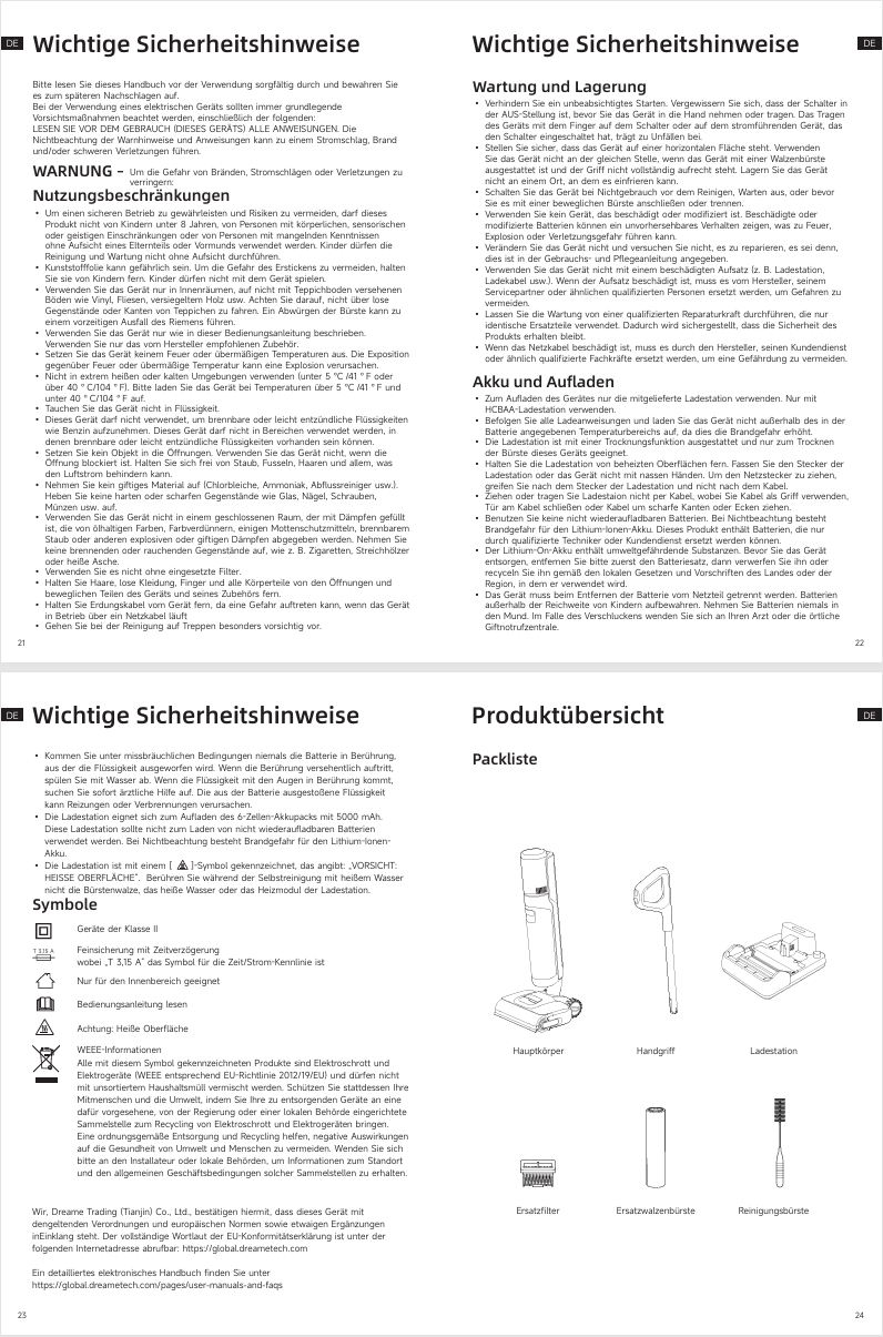 Warn- und Sicherheitshinweise