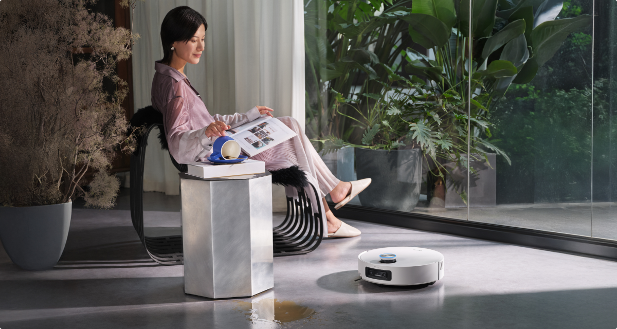 Dreame Aqua10 Ultra Roller Complete Sprachsteuerung funktioniert mit Assistenten für freihändige Reinigung