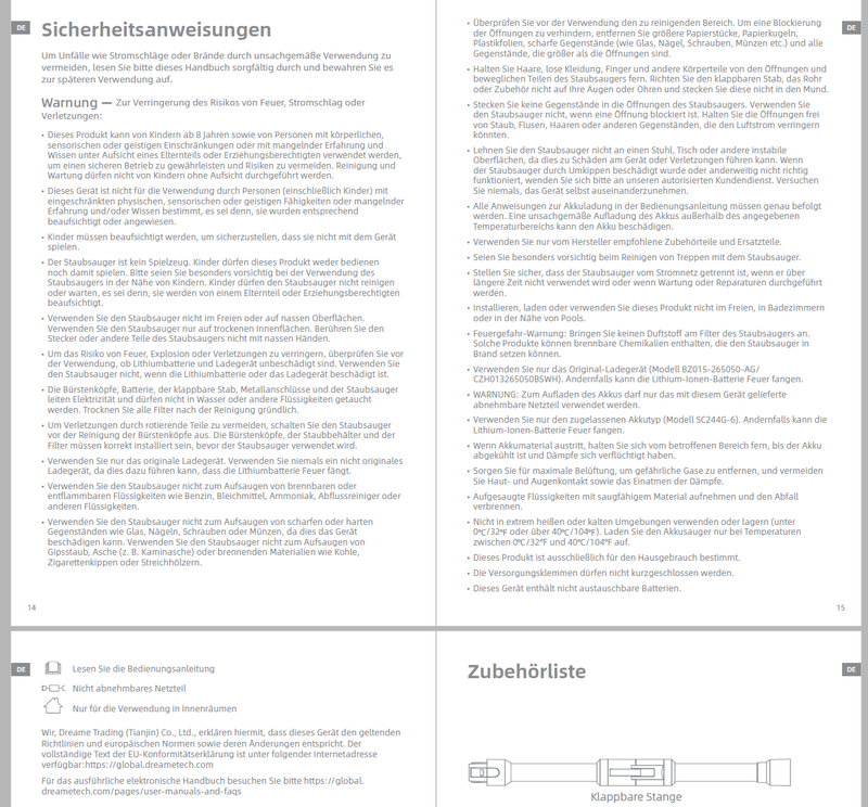 Warn- und Sicherheitshinweise