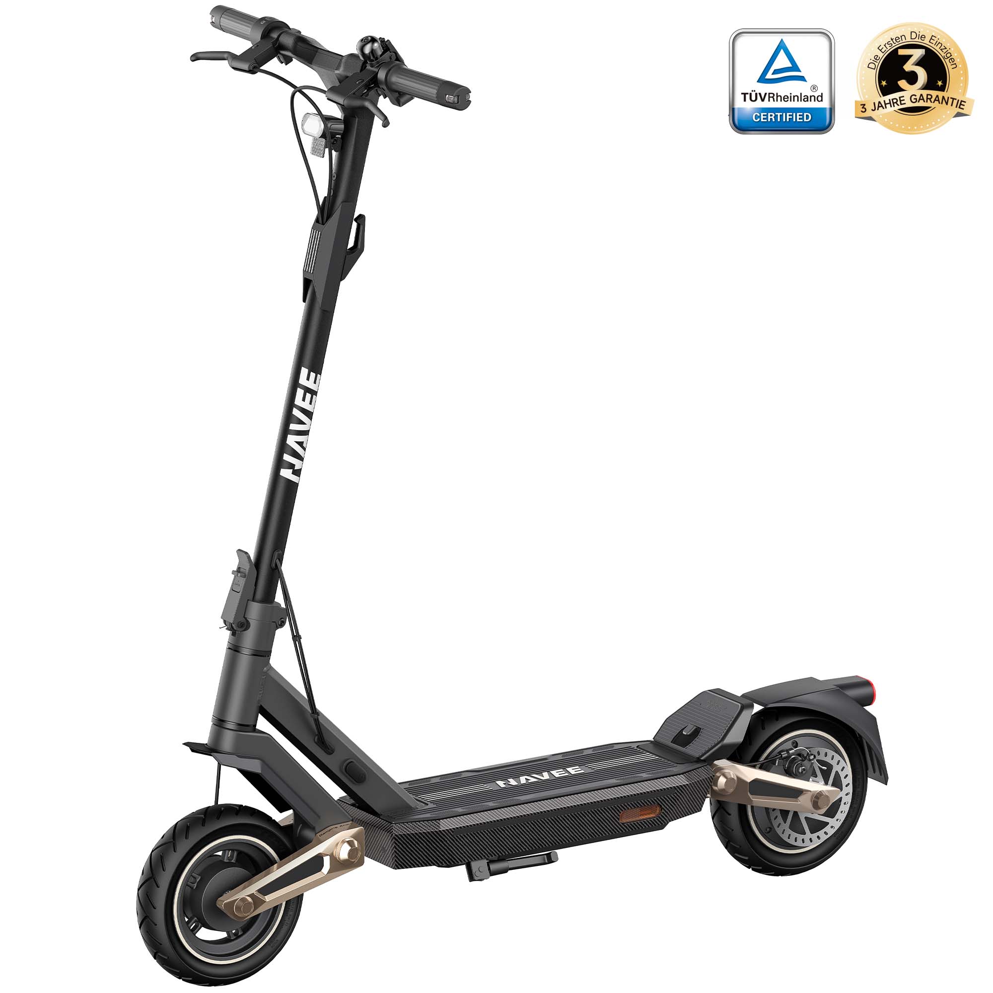 NAVEE ST3 PRO E-Scooter ABE Zertifiziert-3 Jahre Garantie- 450W 75KM Vierfachaufhängung-Federungssystem-4
