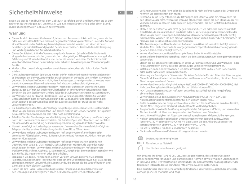 Warn- und Sicherheitshinweise