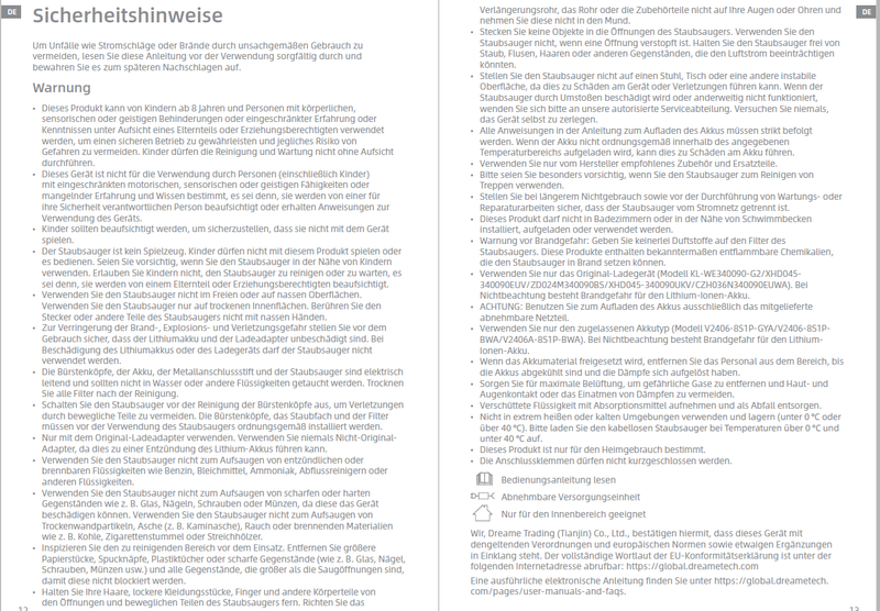 Warn- und Sicherheitshinweise
