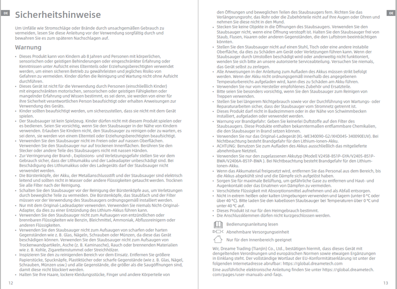 Warn- und Sicherheitshinweise