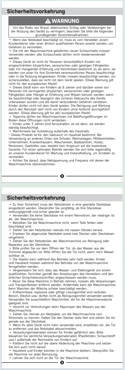 Warn- und Sicherheitshinweise