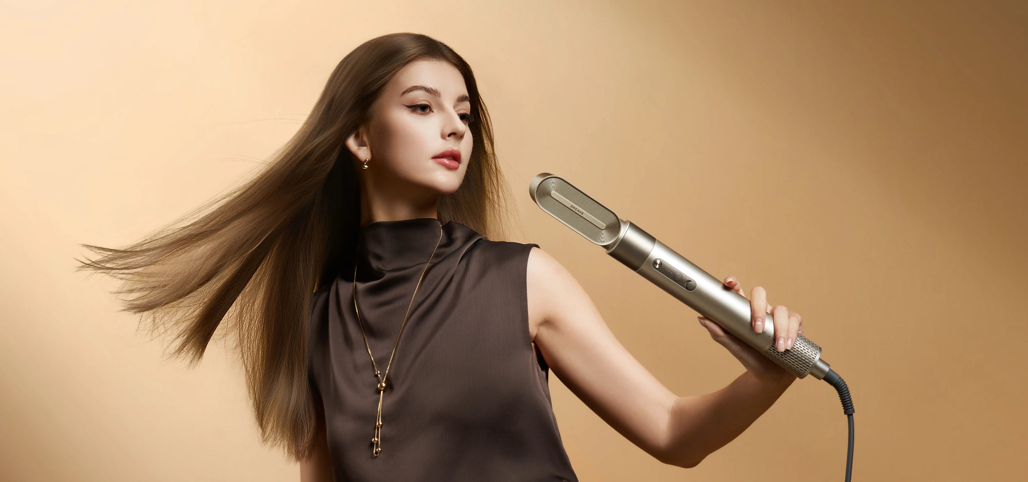 Dreame AirStyle Shine 5-in-1-Haartrocknungs- und Stylingsystem für salonglatte und glänzende Haare bei jedem Haartyp
