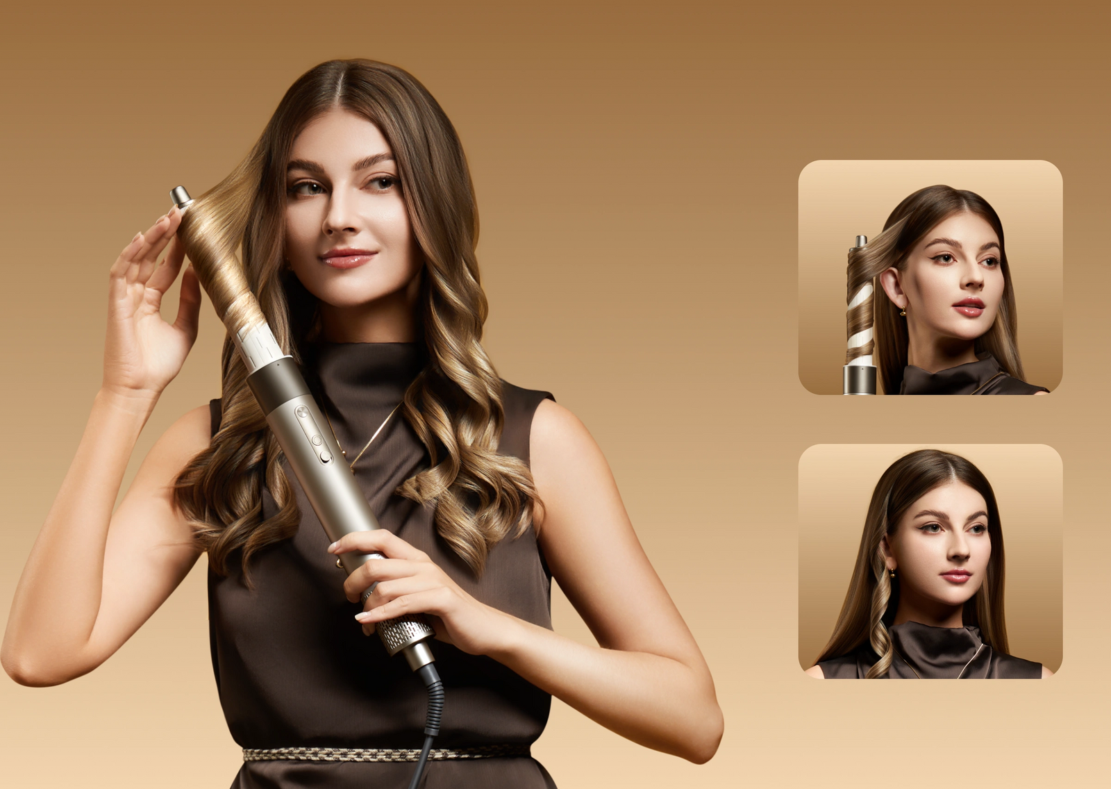 Dreame AirStyle Shine mit Doppel-Aufsätzen für natürliche und voluminöse Locken bei weniger Hitze
