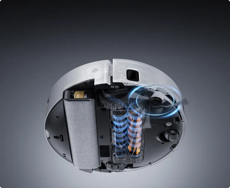 HyperStream Doppelbürstensystem mit Anti-Verhedderungsdesign