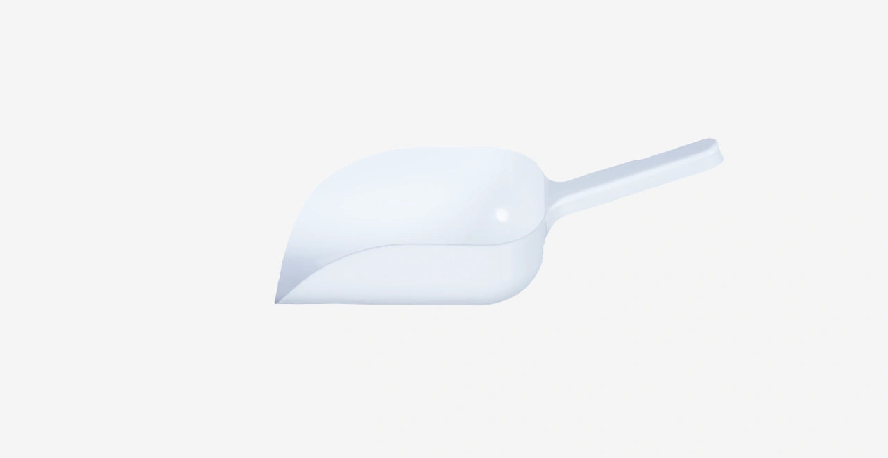 Dreame Aura Hohlkegel-Eisbereiter Eisschaufel x1, zum einfachen Entnehmen der Eiswürfel.