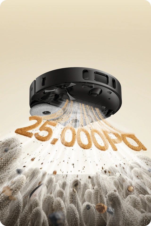 25.000 Pa Vormax-Saugkraft