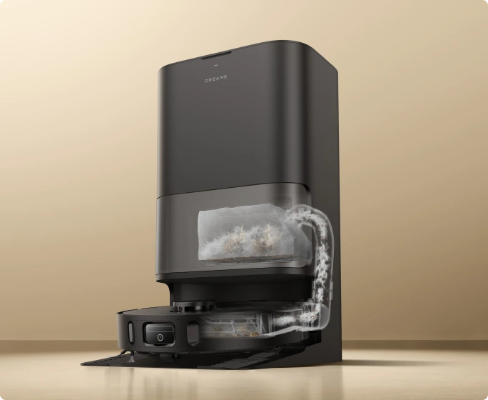 Einfaches und praktisches automatisches Entleeren <br class="d30u_c-small-hide">von Staub