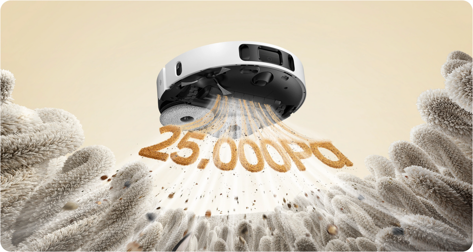 25.000 Pa Vormax-Saugkraft