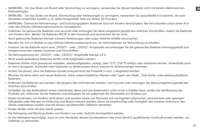 Warn- und Sicherheitshinweise