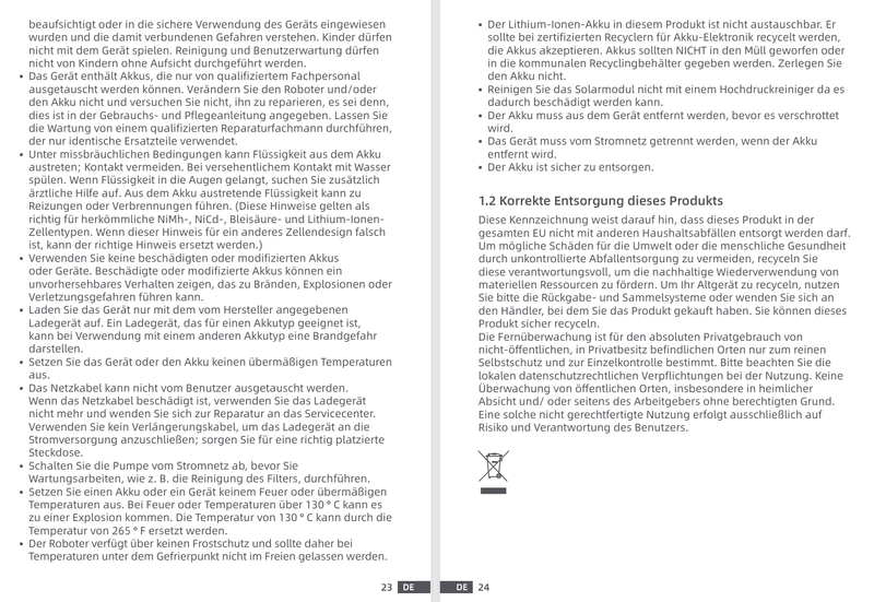Warn- und Sicherheitshinweise