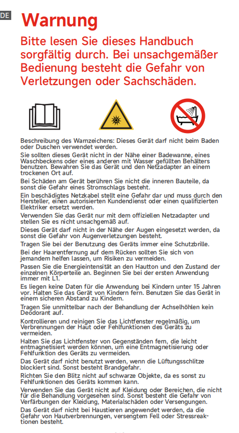 Warn- und Sicherheitshinweise