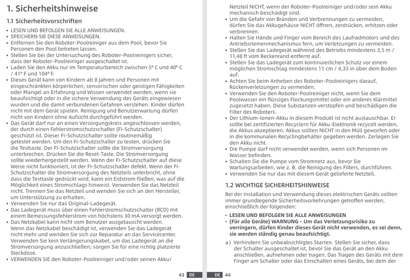Warn- und Sicherheitshinweise