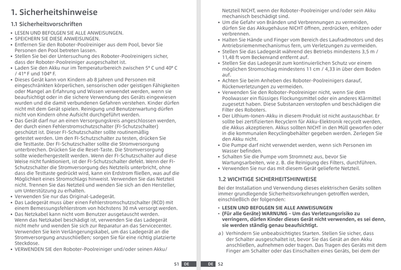 Warn- und Sicherheitshinweise