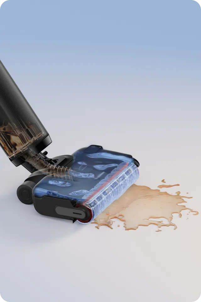 Reinigungssystem mit Frischwasser
