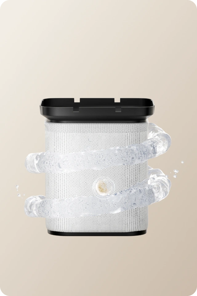 Waschbarer, antibakterieller 3D‑Filter