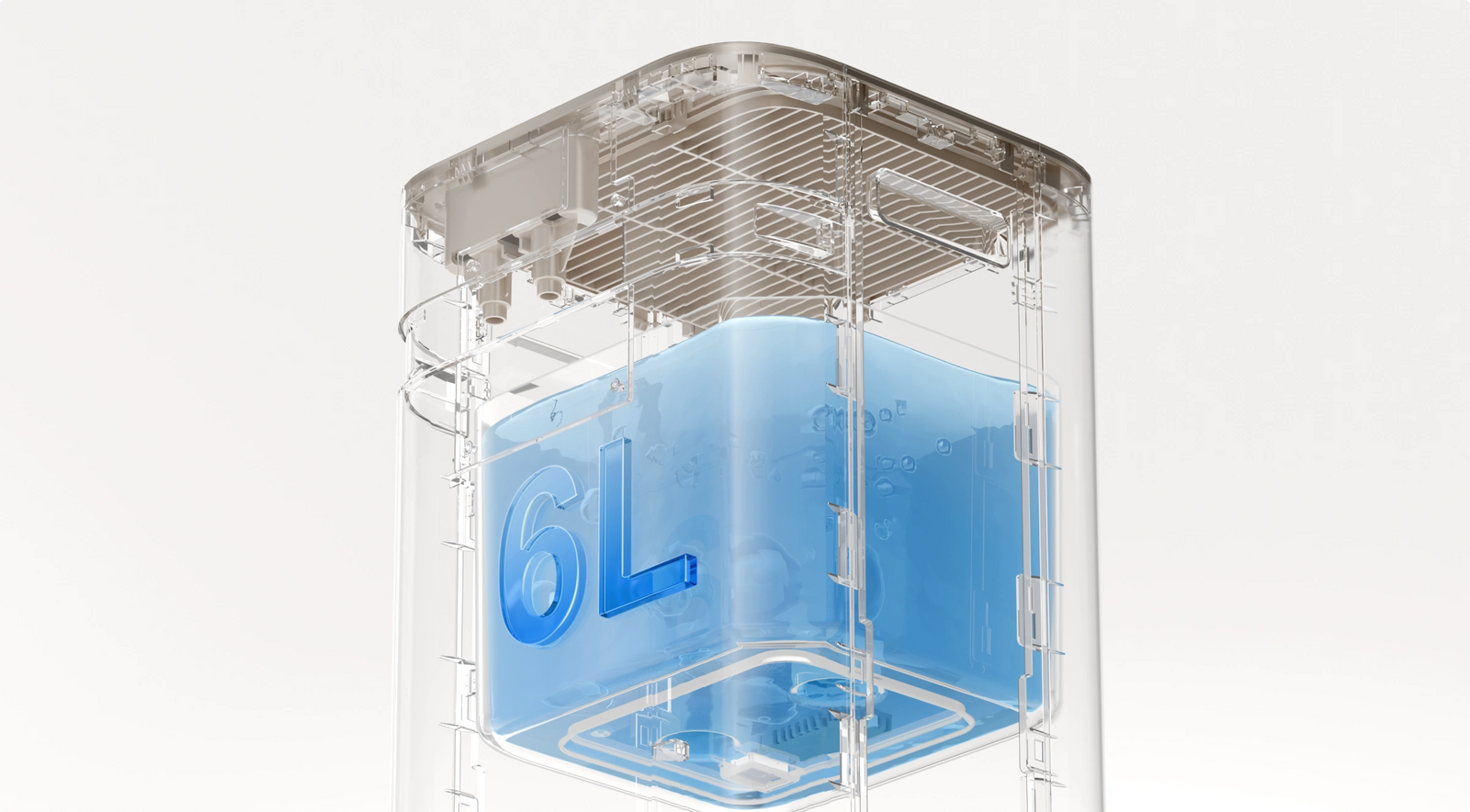 6 L großes Wasservolumen