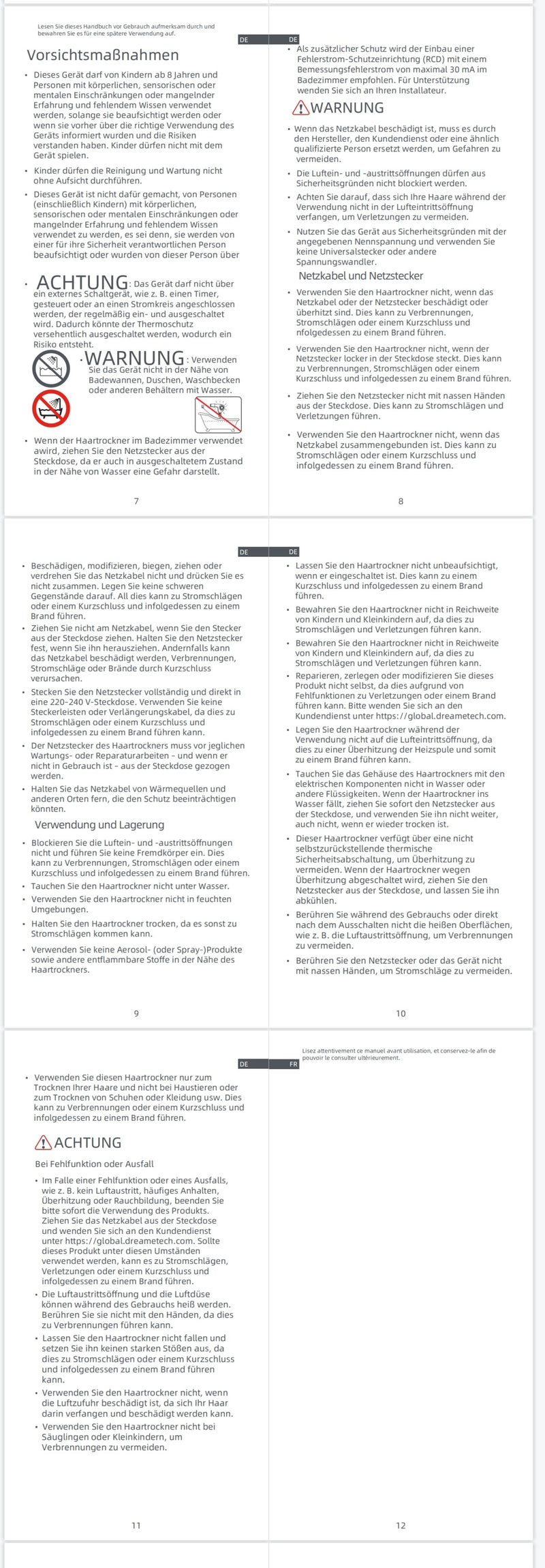 Warn- und Sicherheitshinweise