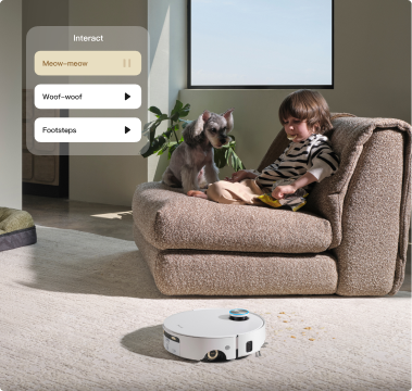 Dreame Aqua10 Ultra Roller Complete Haustier Sprachinteraktion über mobile App für Echtzeit Kommunikation