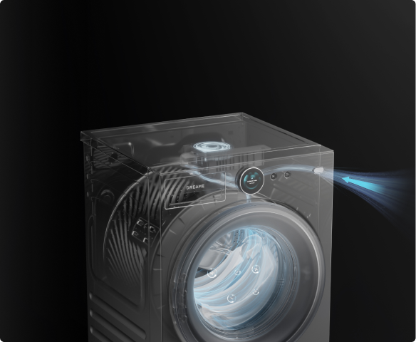 Dreame AI Inverter Washer L9 FreshLoop Plasma-Frischluftzirkulation gegen Falten und Gerüche bis 12 Stunden