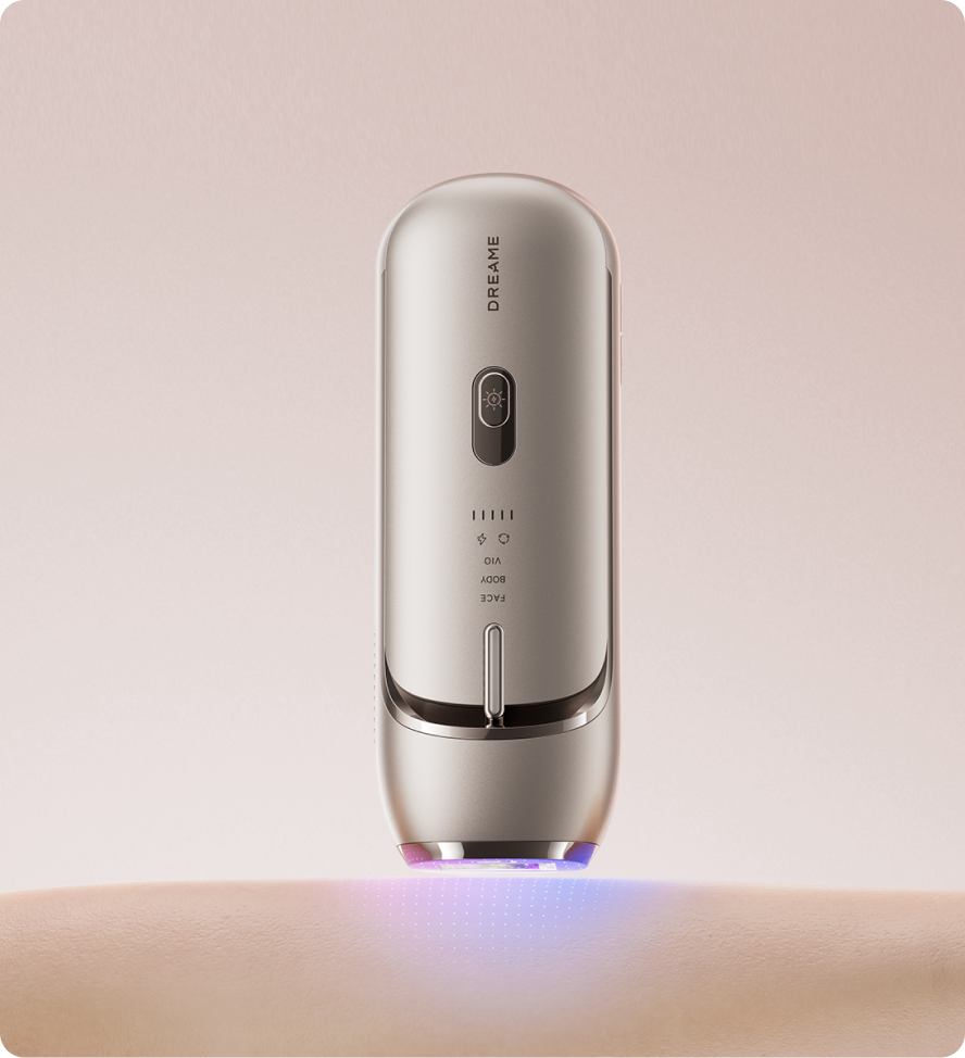 Dreame Nova IPL-Haarentfernungsgerät mit Adaptizone™ Behandlungspräzision für sichere und personalisierte Ganzkörperbehandlung