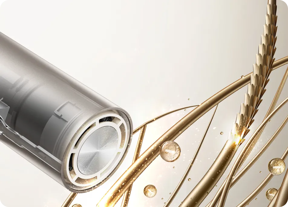 Dreame Pocket Pro setzt 300 Millionen negative Ionen/cm³ frei für glattes, glänzendes Haar