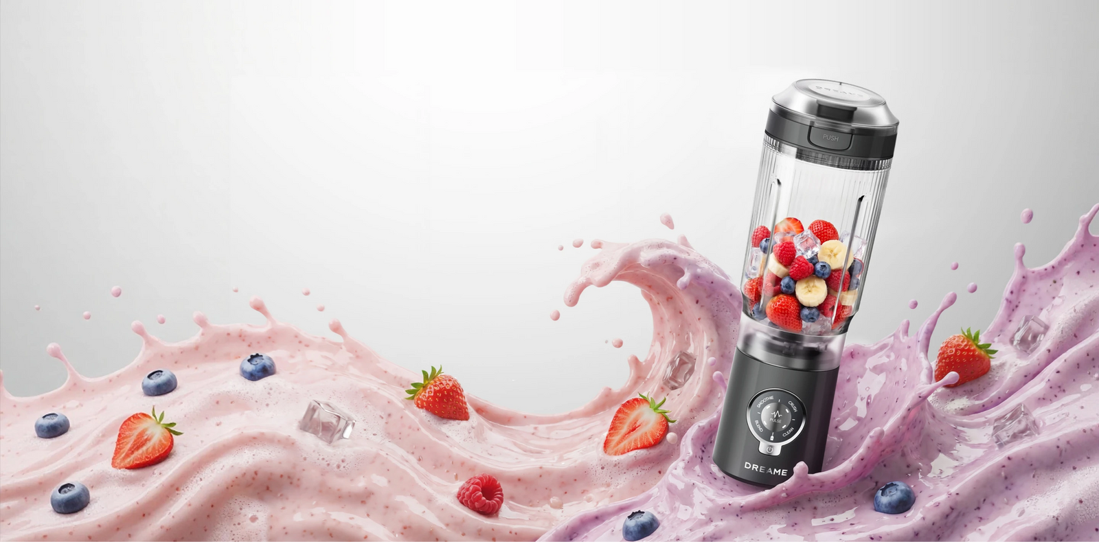 Dreame Portable Blender Hochleistungsstandmixer für feine Smoothies und effizientes Zerkleinern