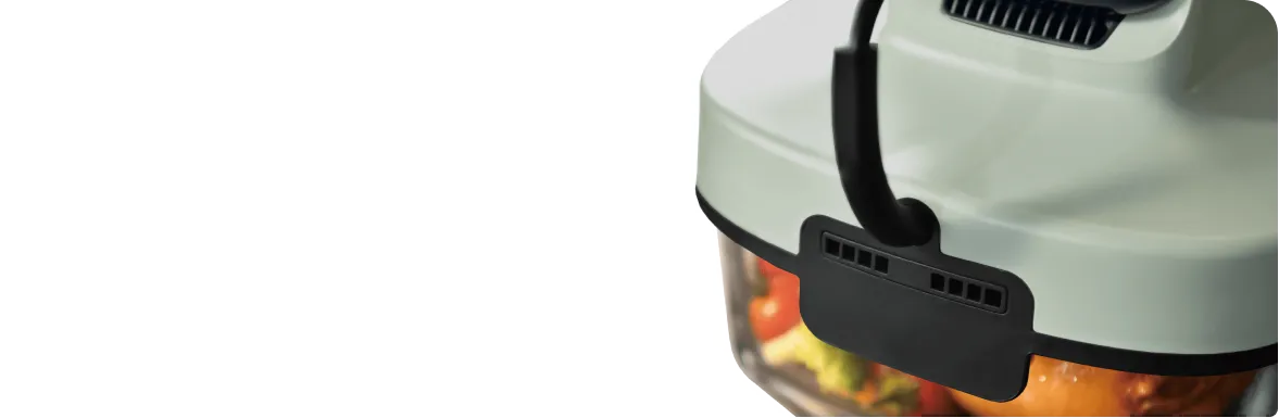 Dreame Tasti™ friteuse à air avec évent arrière optimisé pour prolonger la durée de vie de l’appareil.