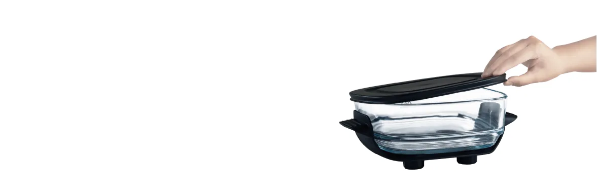 Dreame Tasti™ friteuse à air dotée d’un couvercle fraîcheur pour transporter vos repas partout.