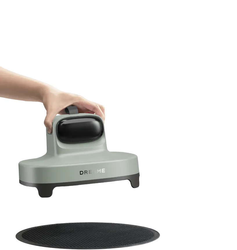 Dreame Tasti™ friteuse à air équipée d’un tapis en silicone anti-brûlure pour une utilisation plus sûre.
