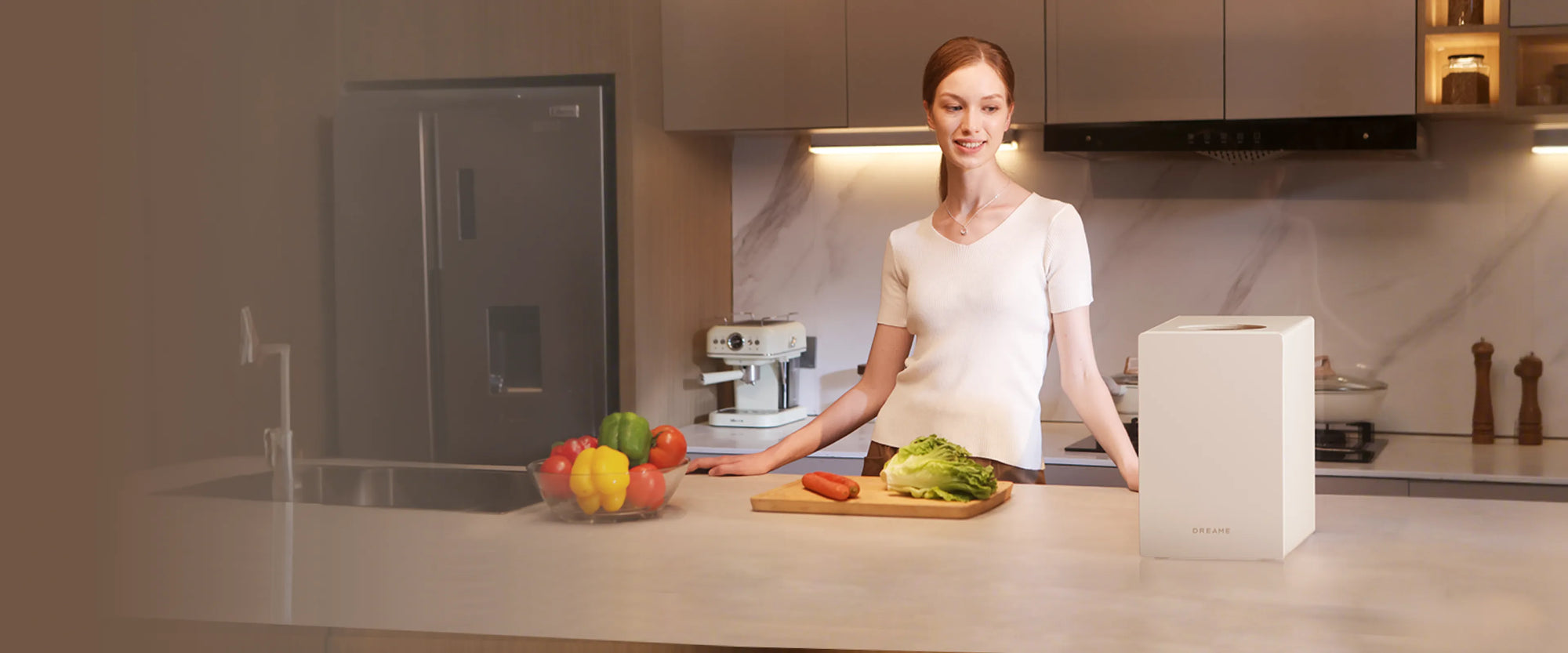 Der Dreame SF-25 Speisereste-Entsorger vereint elegantes Design und leistungsstarke Effizienz, reduziert Gerüche, Rückstände und Aufwand – für eine saubere und stressfreie Küche.
