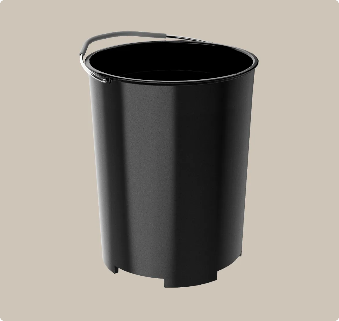 Der leere Trockenbehälter des Dreame SF25 WiFi fasst 2,5 Liter und bietet damit ein großes Fassungsvermögen im kompakten Format.